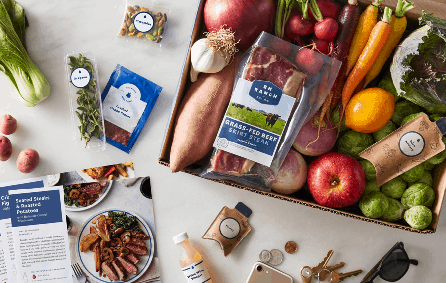 Blue Apron Subscription Service | Evok Advertising Blue Apron Subscription Service