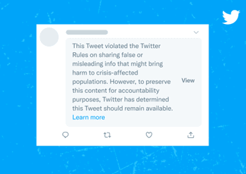 twittercrisismisinformationpolicy | Evok Advertising Twitter Marketing Guide for 2022
